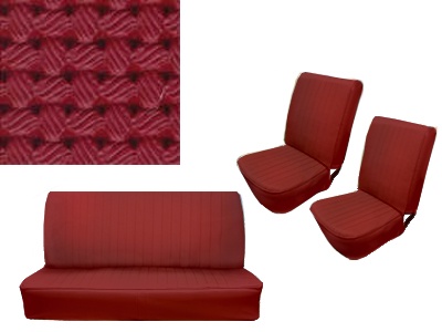 Stoelbekleding cabrio set rood 8.57-7.64